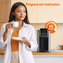 Cafeteira Elétrica Expresso Automático Bivolt de 1,5L + BRINDE: Fruteira Elegante de 3 Andares - COMPRE 1 LEVE 2