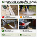 Lavadora Elétrica de Alta Pressão 4500PSI 2500W Bivolt com 4 Bicos de Conexão + BRINDE: Aspirador Profissional 5.5HP 18.9L - COMPRE 1 LEVE 2