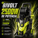 Lavadora Elétrica de Alta Pressão 4500PSI 2500W Bivolt com 4 Bicos de Conexão + BRINDE: Aspirador Profissional 5.5HP 18.9L - COMPRE 1 LEVE 2