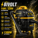Lavadora Elétrica de Alta Pressão 4500PSI 2500W Bivolt com 4 Bicos de Conexão + BRINDE: Aspirador Profissional 5.5HP 18.9L - COMPRE 1 LEVE 2